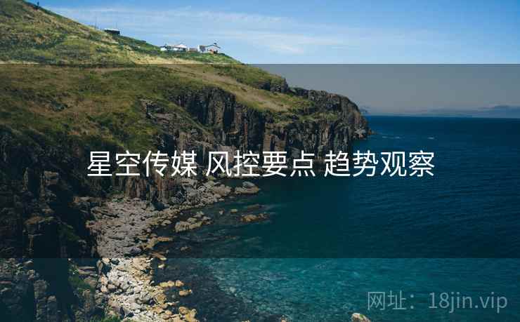 星空传媒 风控要点 趋势观察