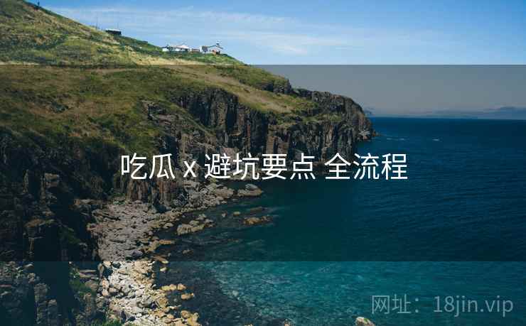 吃瓜 x 避坑要点 全流程