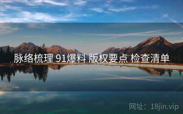 脉络梳理 91爆料 版权要点 检查清单